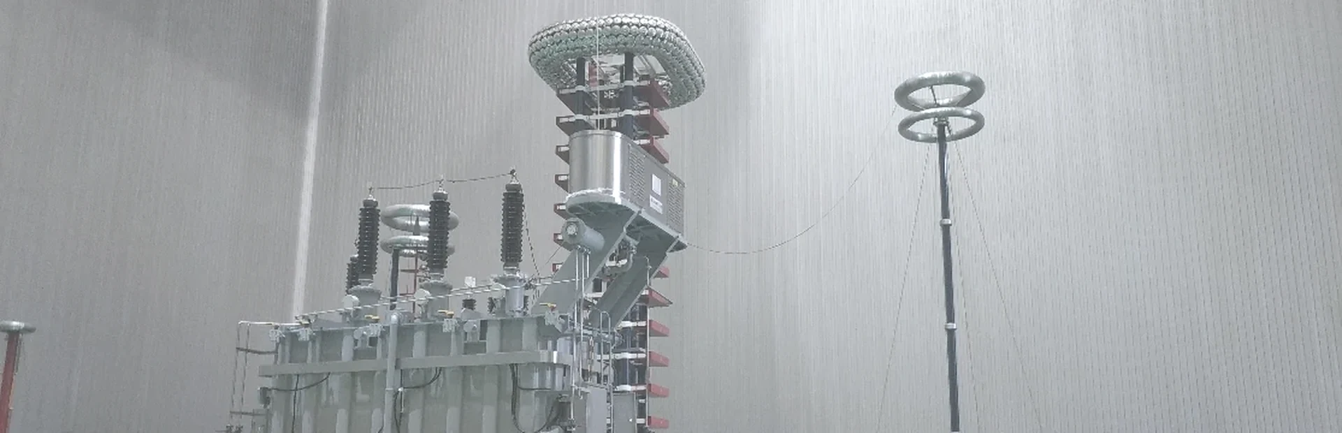 220 kV / 110 kV main transformer test system on site