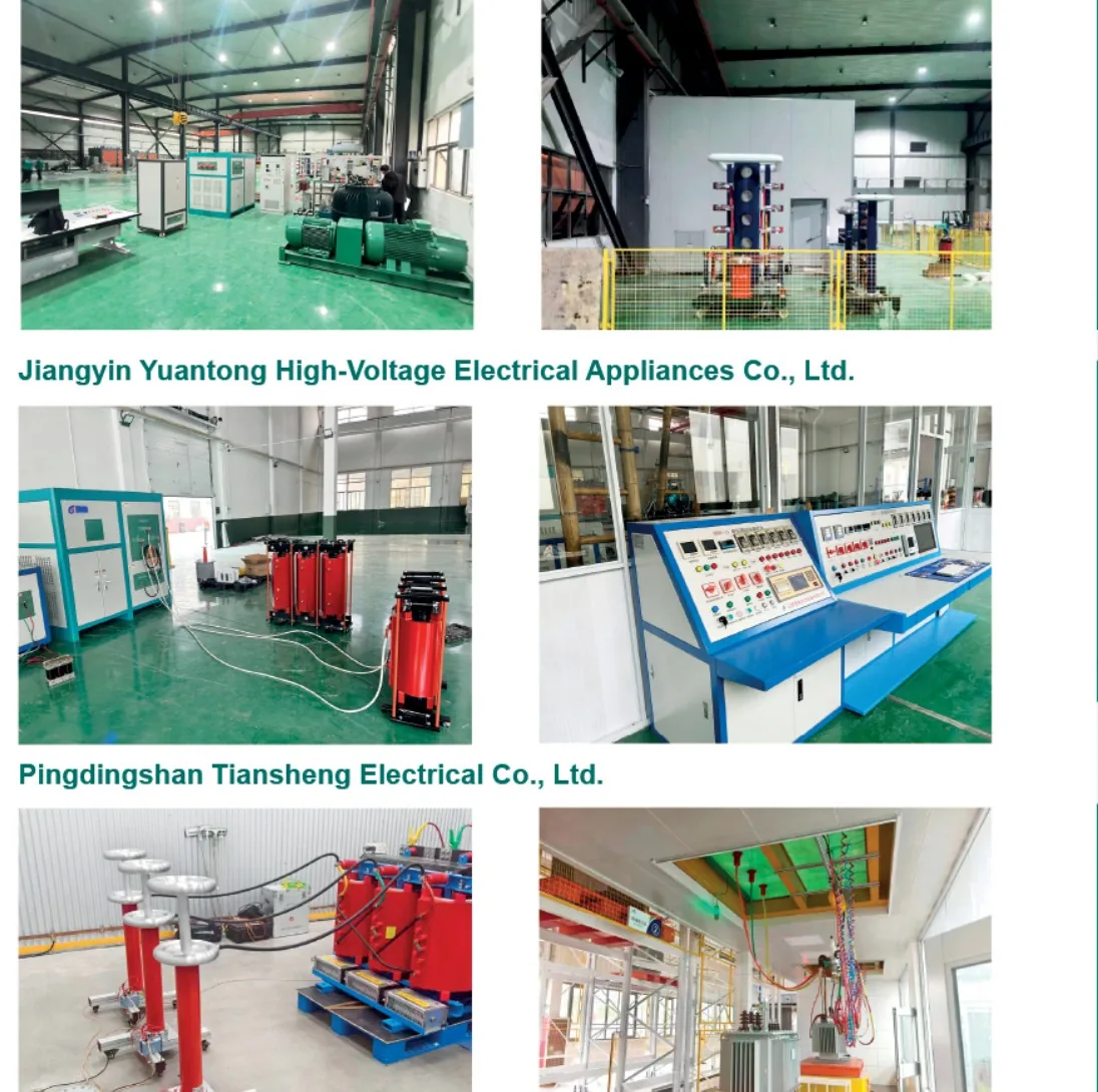 High voltage test equipment delivery