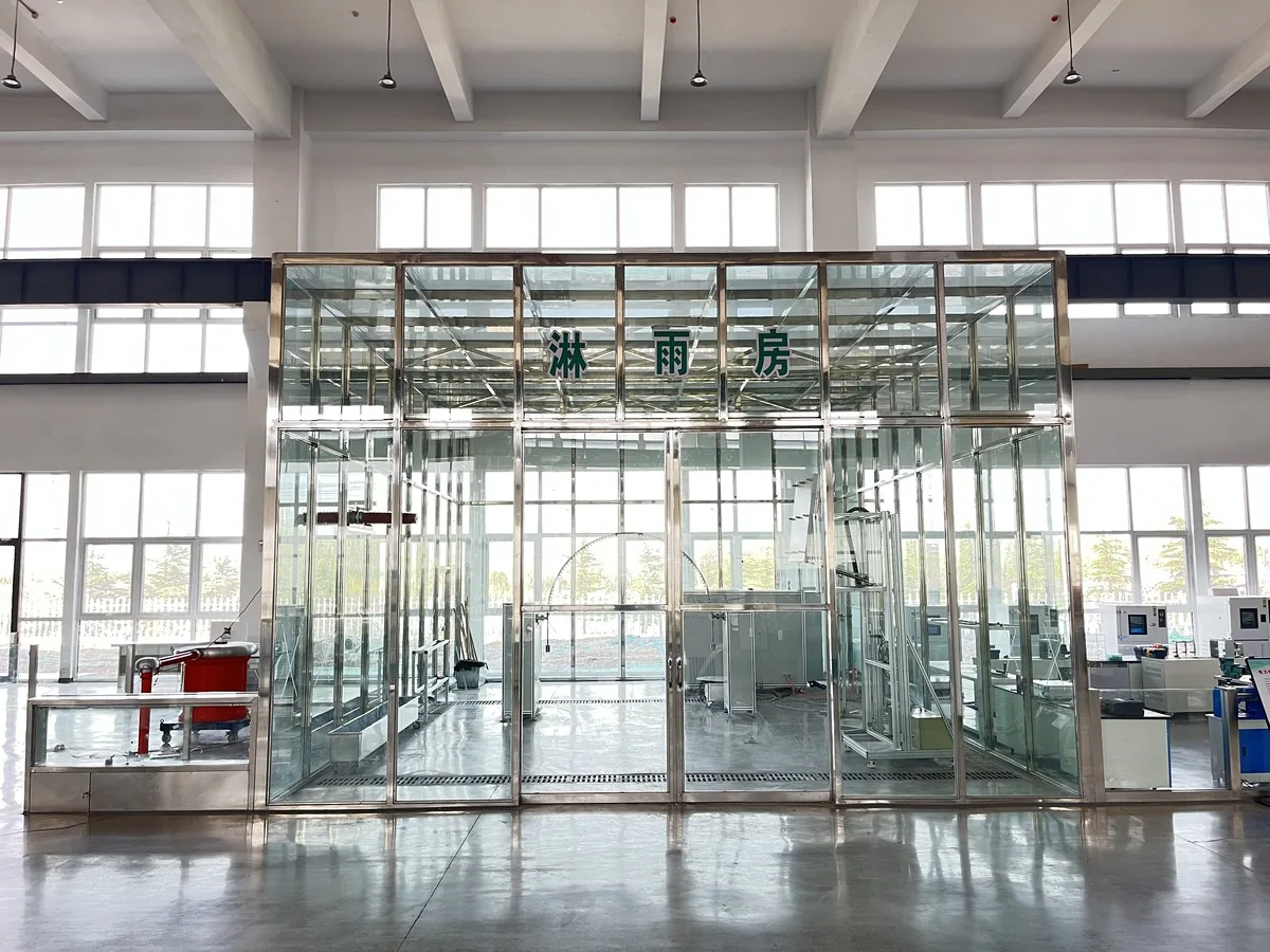 Artificial Rain Test Room